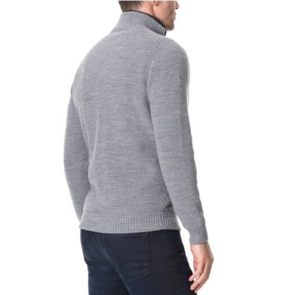 Men's Rodd & Gunn Camerons Track Zip Wool Jacket - Picture 2 of 8